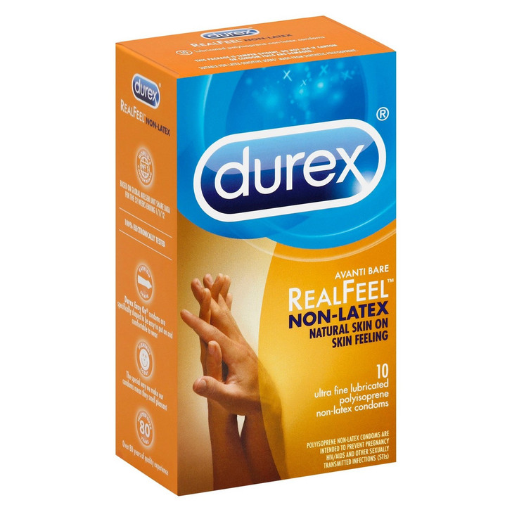Durex Real Fell Non Latex Safe Condoms 12pcs - Με τεχνολογία SKYNFEEL™ για πιο «διάφανη» αίσθηση από οποιοδήποτε άλλο προφυλακτικό