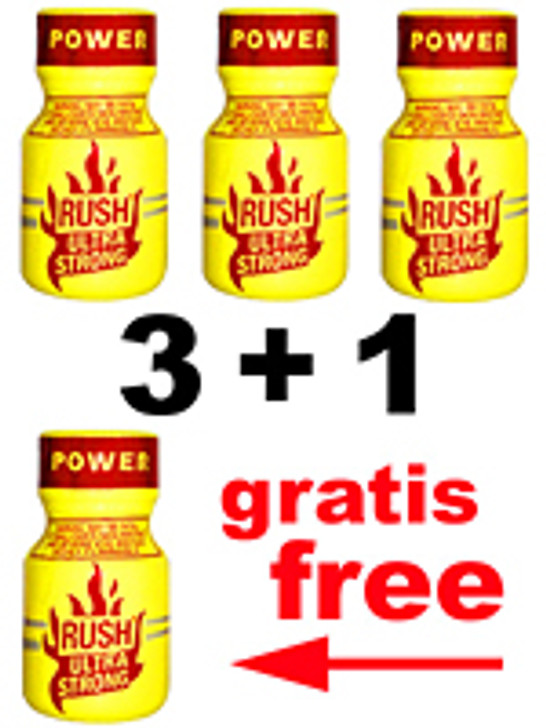 Rush & Ultra Strong POPPERS 4pcs X 30ml (Special Offer) 4