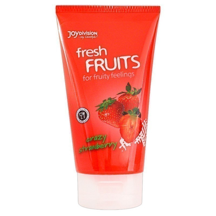 JOYDIVISION FRESHFRUITS STRAWBERRY 150 ML - Λιπαντικό με Γεύση για Γλείψιμο γεύση Φράουλα…