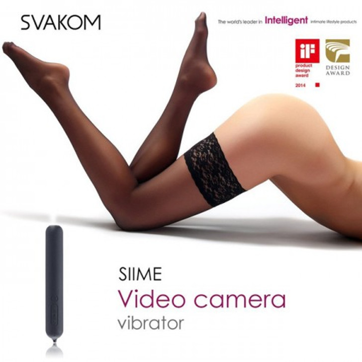 Slime Rechargeable High-end Camera Vibrator Black