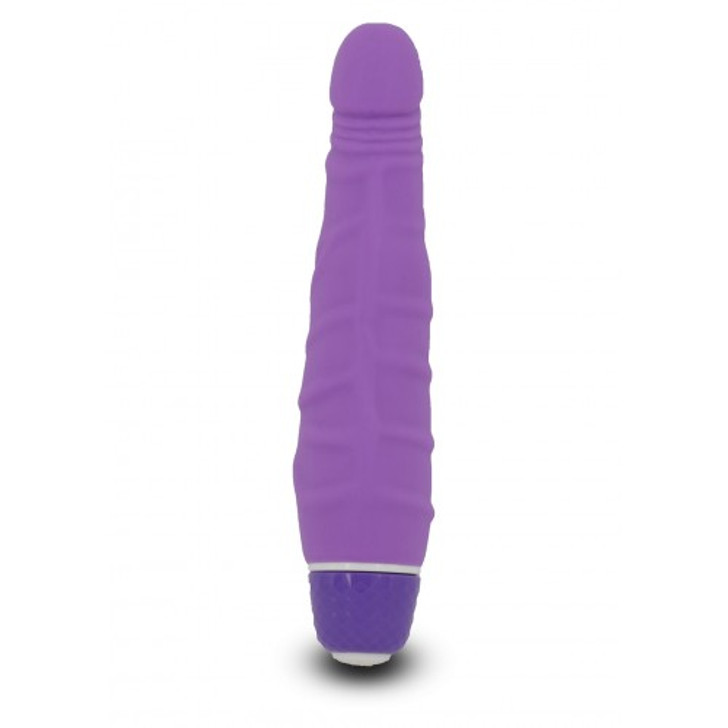 Mini Classic Slim Silicone Penis Vibrator in Violet 16cm - Μικρός Δονητής πέους για πρωκτικό & κολπικό παιγνίδι