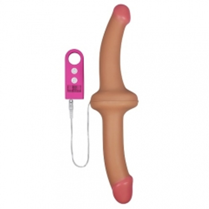 Holy Dong-Vibrating Curved Double Dildo 12.5″
