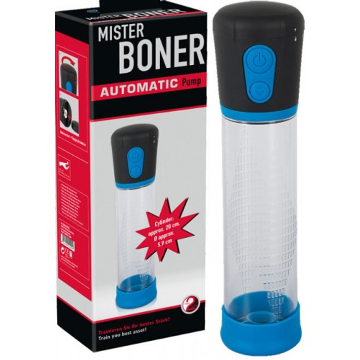 Mister Boner Automatic Penis Pump - Αυτόματος Αναρροφητής Αέρος για Μεγέθυνσης Πέους