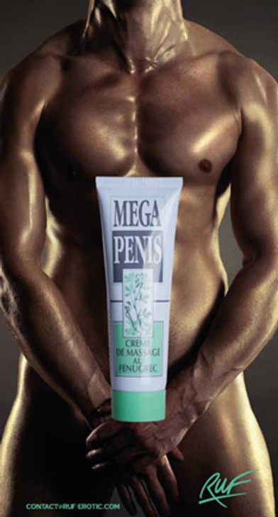 MEGA PENIS CREAM  15 ML - Κρέμα μεγέθυνσης πέους,  Ακολουθείστε την θεραπευτική αγωγή μαλάξεων