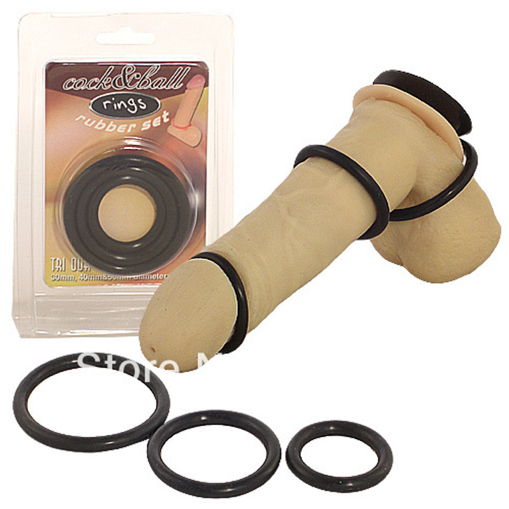 Tri-Ring Cock and Balls