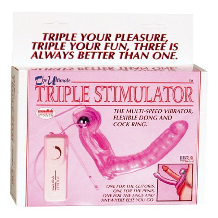 The Ultimate Triple Stimulator Cock Ring