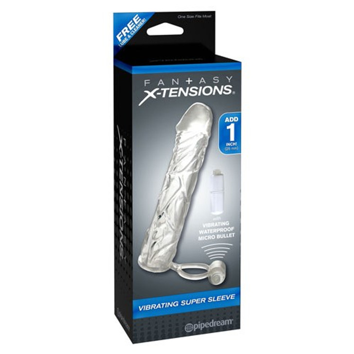 Fantasy X-tensions Vibrating super cock sleeve 1