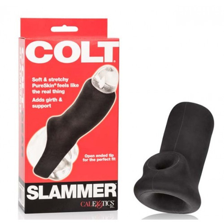Penis Sleeve with hole in black colour