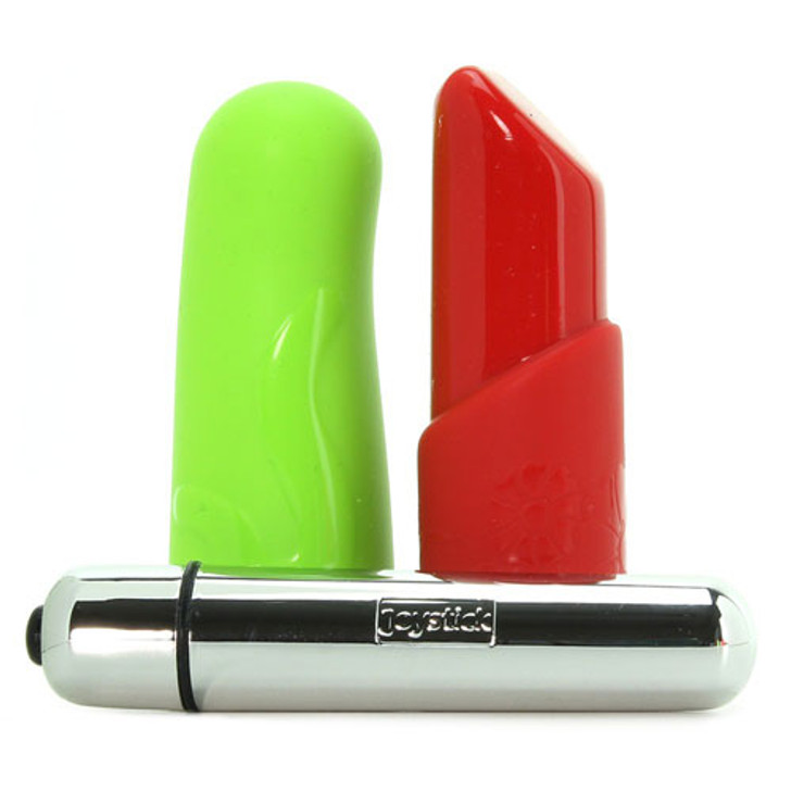 Joystick Ladylike Micro Vibe Set in Red and Green