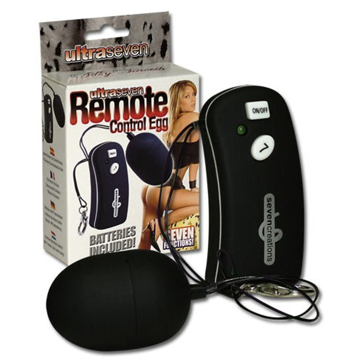 Remote controlled waterproof wireless mini Egg Black