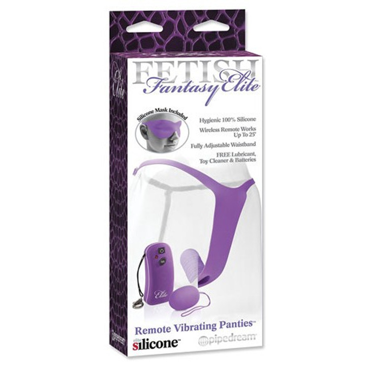 Fetish Fantasy Elite Remote Vibrating Panties Purple