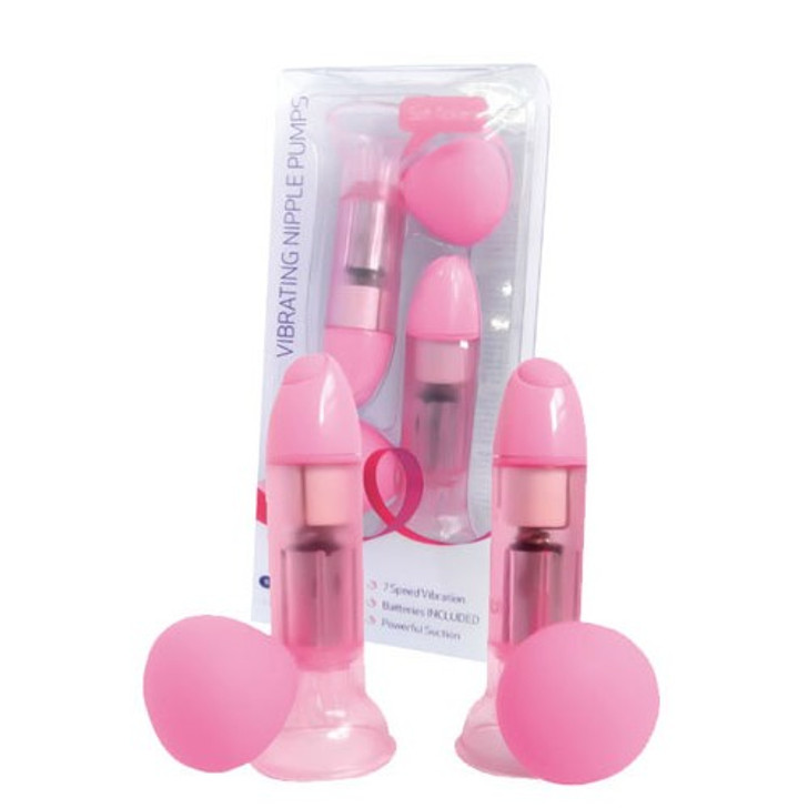 Vibrating Nipple Pump Pink