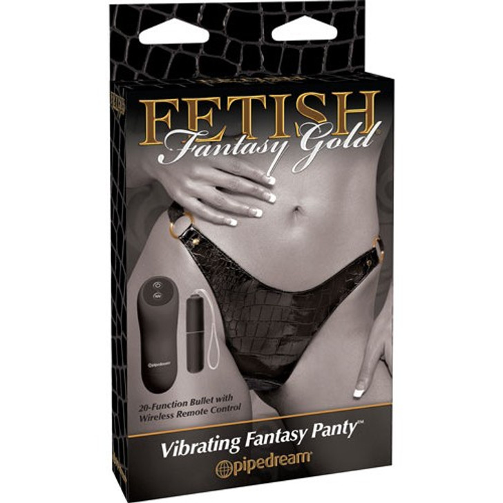 Fetish Fantasy Gold Remote Controlled Vibrating Panty