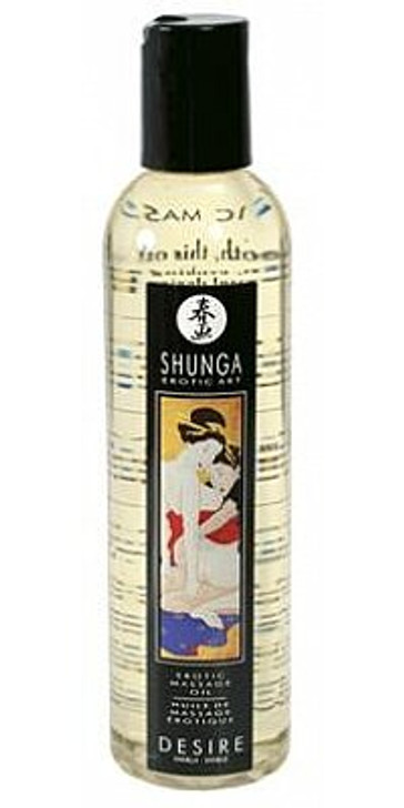 SHUNGA MASSAGE OIL DESIRE 250 ML. - Λάδι Μασάζ για τις αισθήσεις των ερωτογενών ζωνών του συντρόφου σας