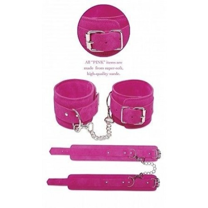 Pink Wrist Cuffs