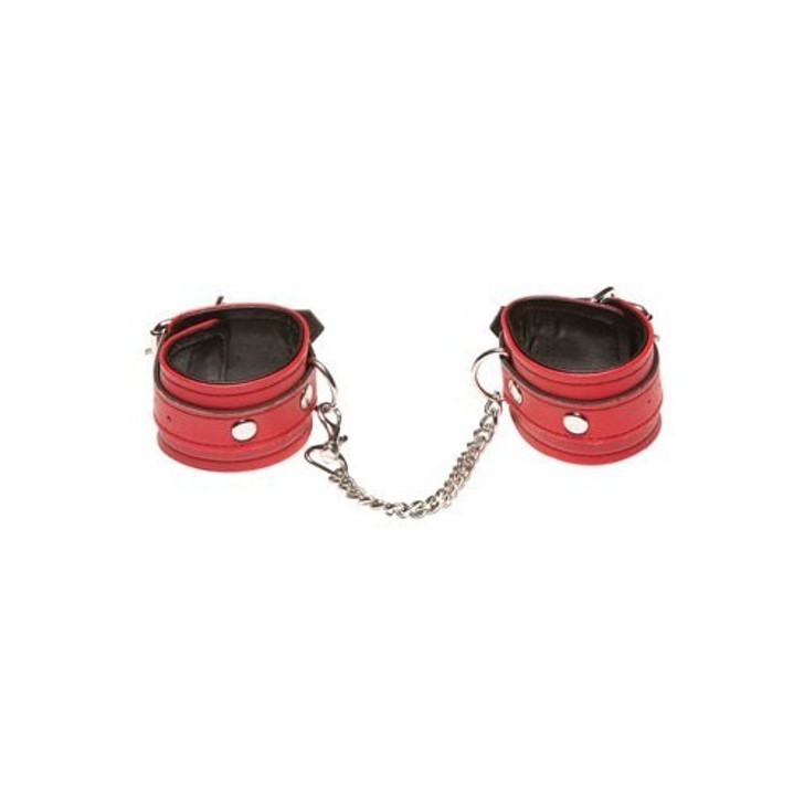 Allure Xplay Red Chain Ankle cuffs