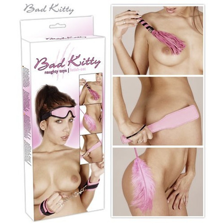 Bad Kitty Pink Bondage Set