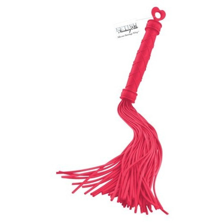 Fetish Fantasy Elite Silicone Whip in Red