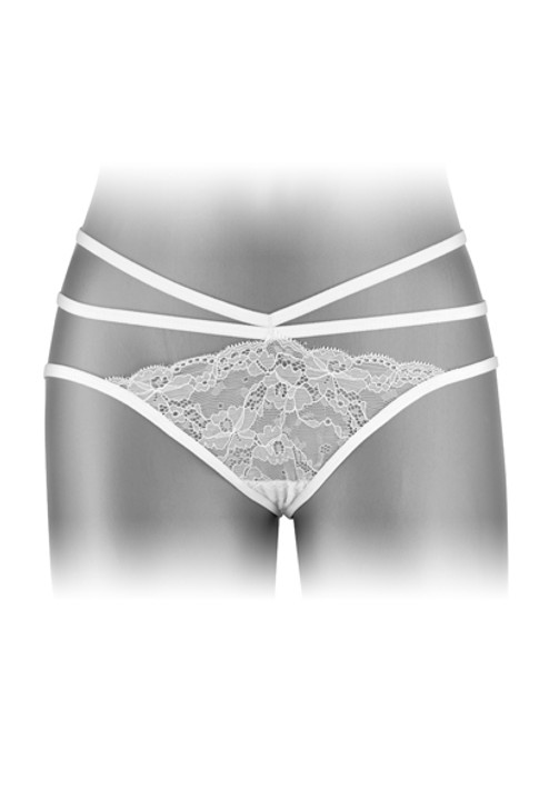 Culotte ouverte blanche Fashion Secret Nadia O/S