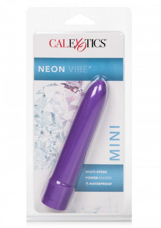 Υπέροχη βολίδα δονητής για υπερδιέγερση μουνιού και κλειτορίδας - Neon Vibe Purple