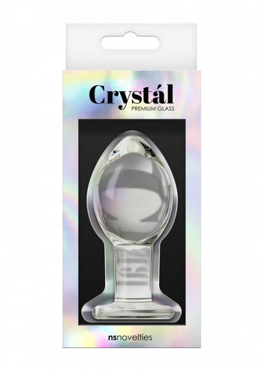 Crystal Large - Γυάλινη πρωκτική σφήνα για αρχάριους και όχι μόνο