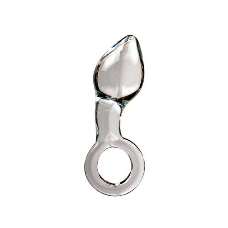 Icicles No 14 Hand Blown Glass Butt Plug - Πρωκτική σφήνα από γυαλί