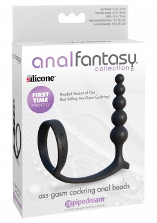 AssGasm Cockring Anal Beads - Δακτύλιος Πέους & Διεγερτής Προστάτη