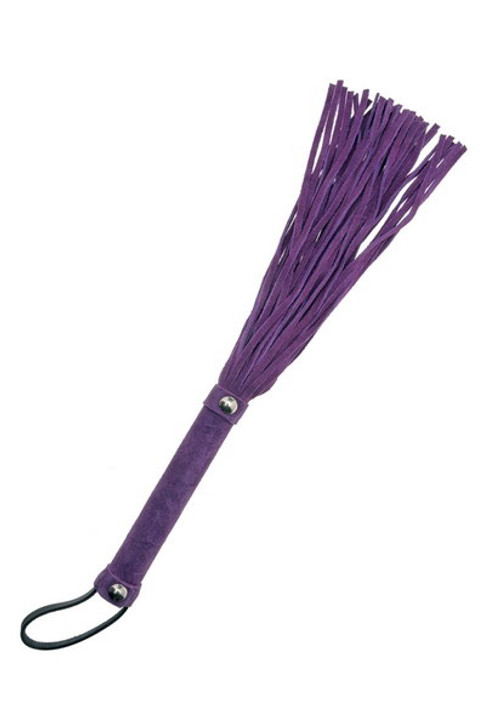 Suede flogger. 40 very soft strands of 25cm by 3.5mm