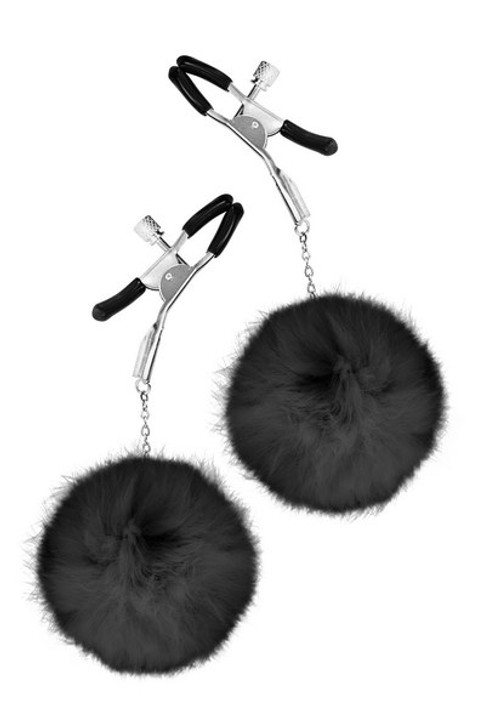 Sweet Caress pompom nipple clamps