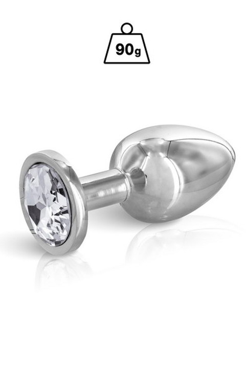 ANGEL PLUG ARGENT+BIJOU CLEAR M