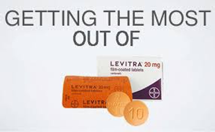 Levitra Vardenafil Tablets 20mg (2 Strip x 4) 8pcs