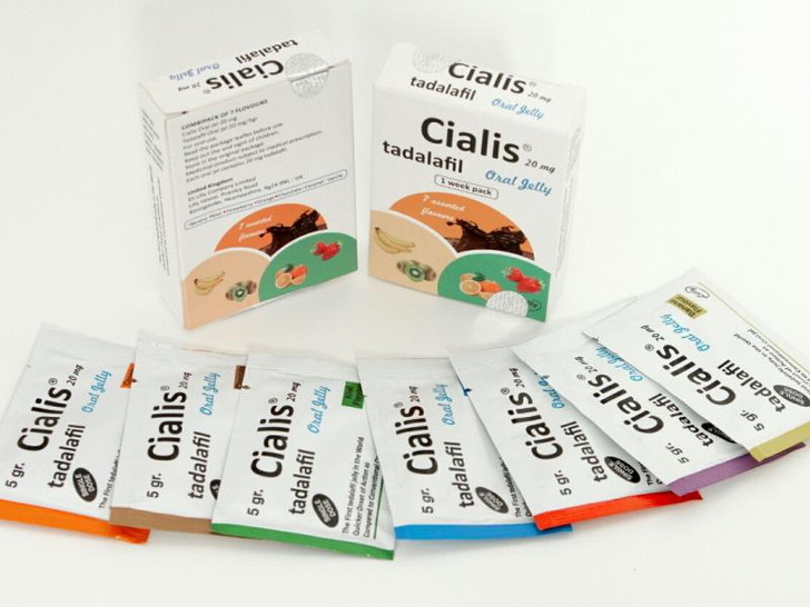 Cialis Oral Jelly Tadalafil 20mg  (2 week Pack + 2) 16pcs (Ελληνική Περιγραφή)