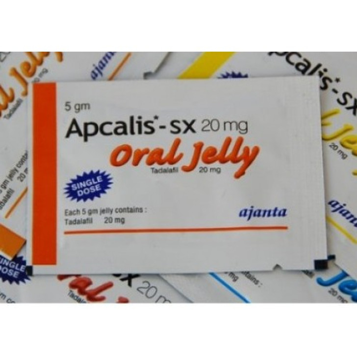 Apcalis Oral Jelly Tadalafil 20mg  (1 week Pack +5) 12pcs (Ελληνική Περιγραφή)