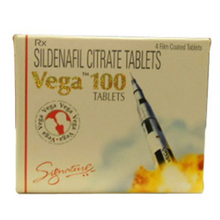 Vega Rocket Sildenafil Citrate Tablets 100mg 12pcs (English Description)