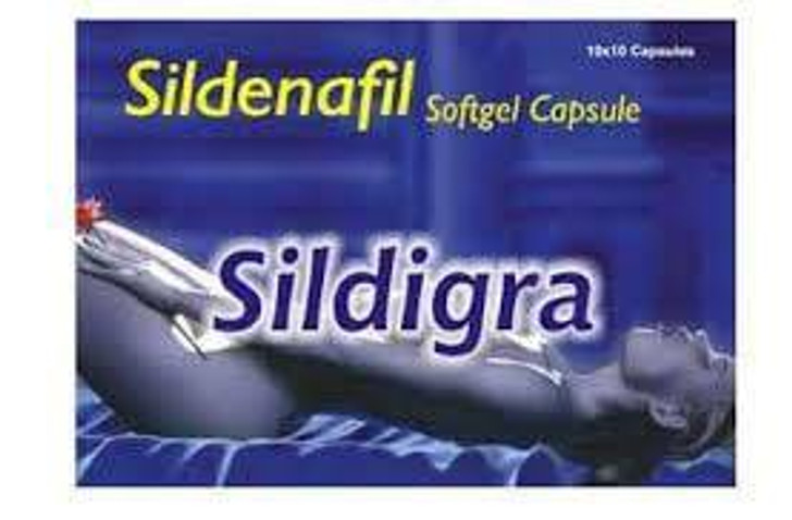 Sildigra Soft Gel Capsules Sildenafil Citrate 100mg 10pcs