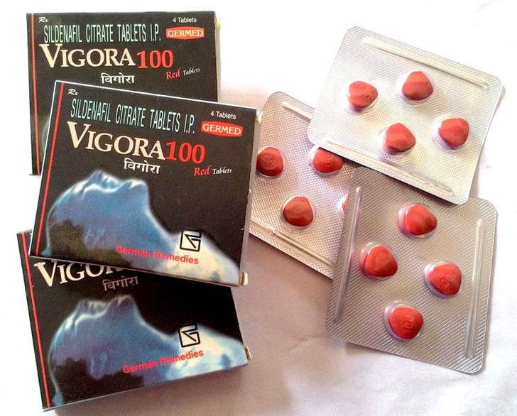 Vigora Sildenafil Citrate Tablets 100mg (3boxes x 4) 12pcs