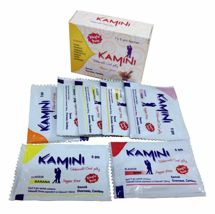 Kamini Oral Jelly Sildenafil Citrate 100mg (1 Week Pack) 7pcs