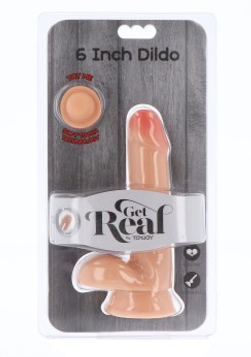 Dual Density Dildo 6 in. Balls