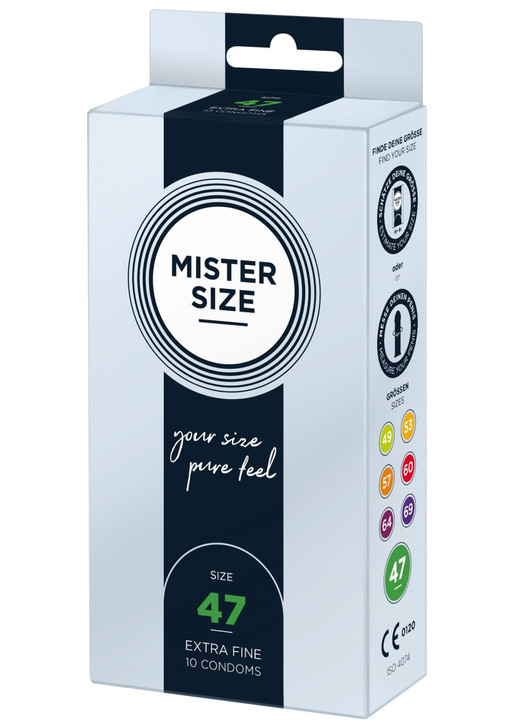 MISTER SIZE 47mm Condoms 10pcs