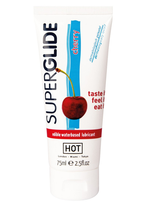 Edibles Superglide Lube 75ml - Βρώσιμο Λιπαντικό με γεύση Κεράσι