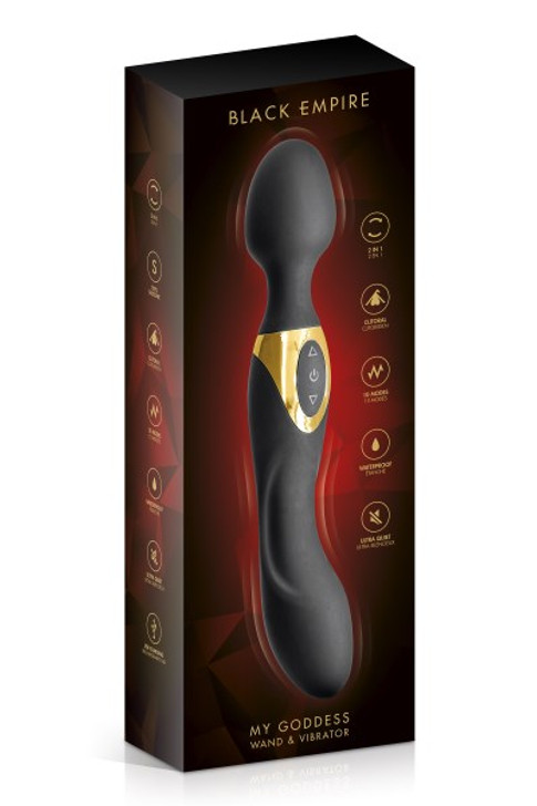 Vibromasseur wand luxe My Goddess Black Empire