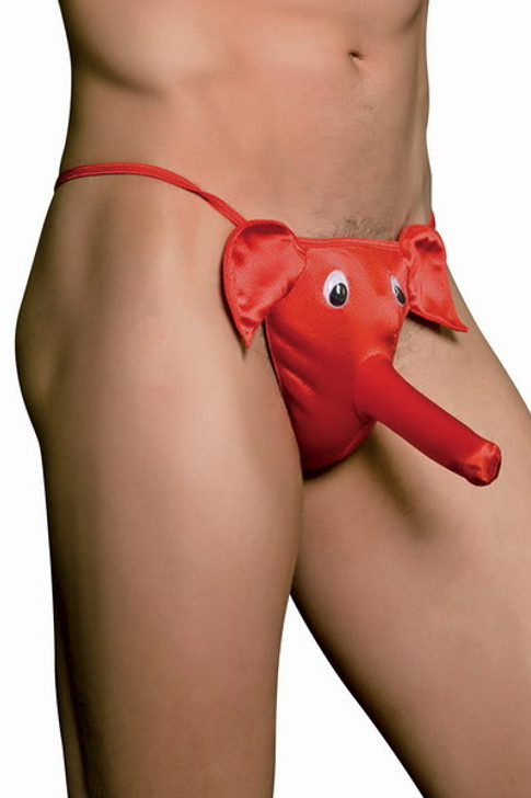Sexy thong in the shape of an elephant's head One Size