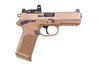 FNX45 TAC 45ACP FDE 10+1 VIPER VORTEX VIPER|NON-THREADED BBL 45 ACP