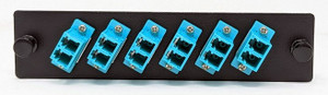 12-Fiber LC Fiber Optic SM Adapter Panel