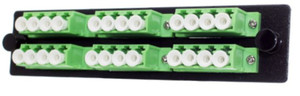 24-Fiber 6-Quad LC Fiber Optic SM Adapter Panel