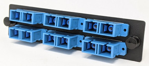 12-Fiber SC Fiber Optic SM Adapter Panel