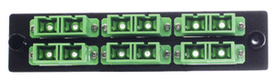 6-Port SC Fiber Optic SM Adapter Panel