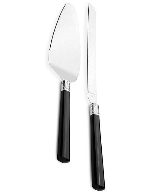 Vera Wang Wedgwood With Love Noir Cake Knife and Server