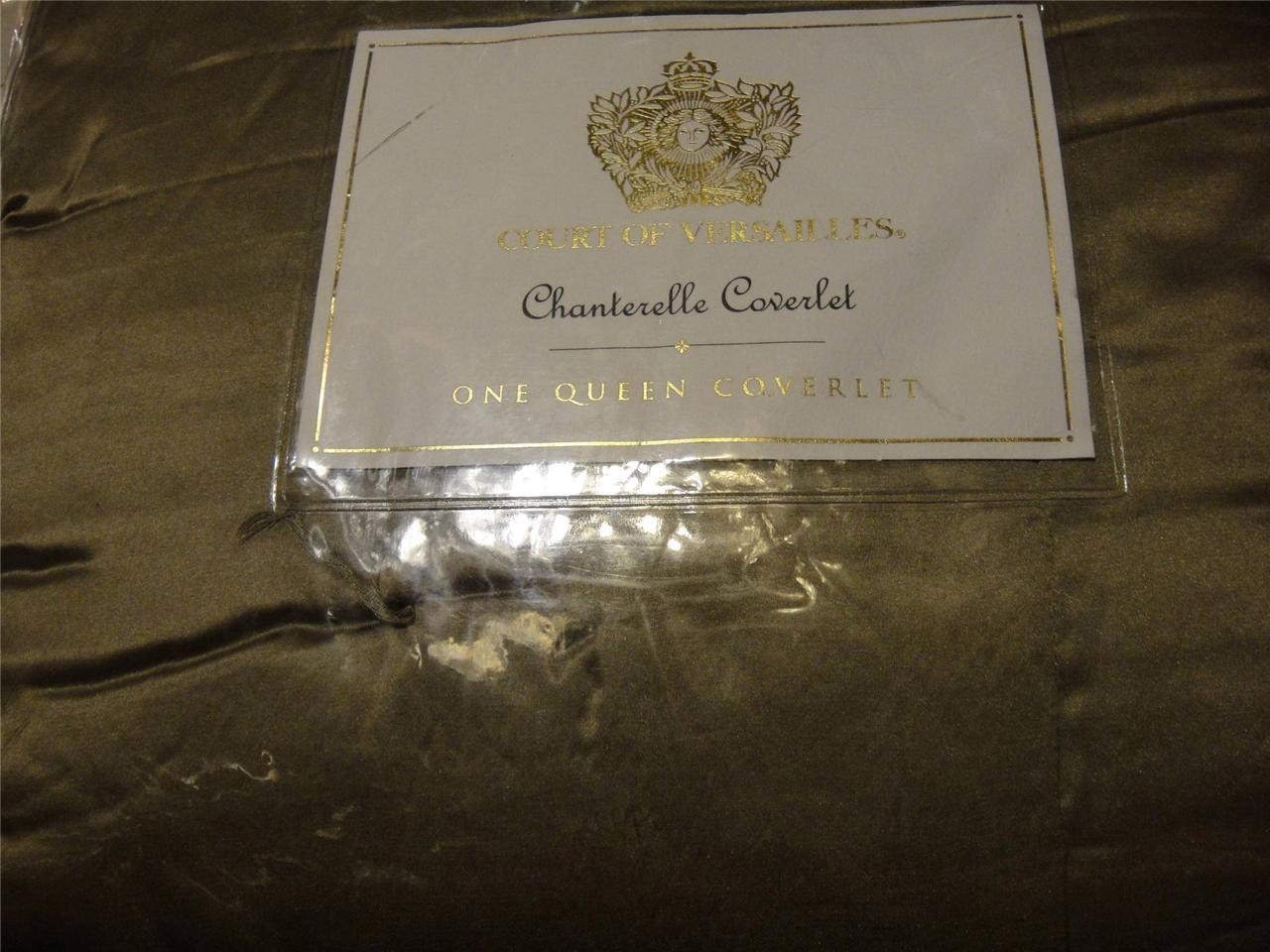 Chanterelle Queen Coverlet Mussa Green Centuriymports