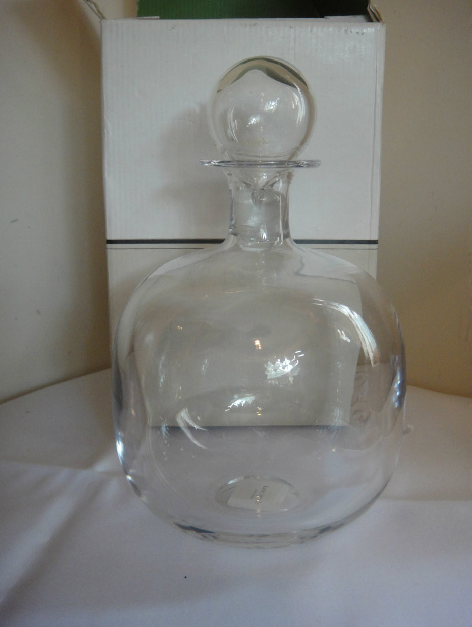 Kate Spade Sloan Street Crystal Barrel Decanter